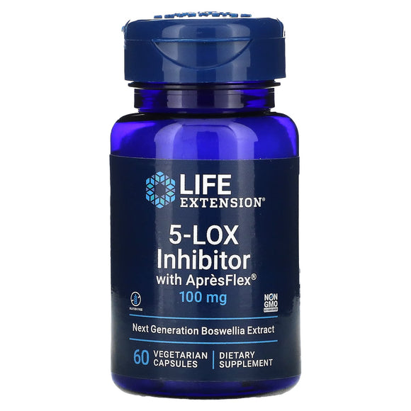 Life Extension, 5-LOX Inhibitor with ApresFle, 60 Capsules - 737870163961 | Hilife Vitamins