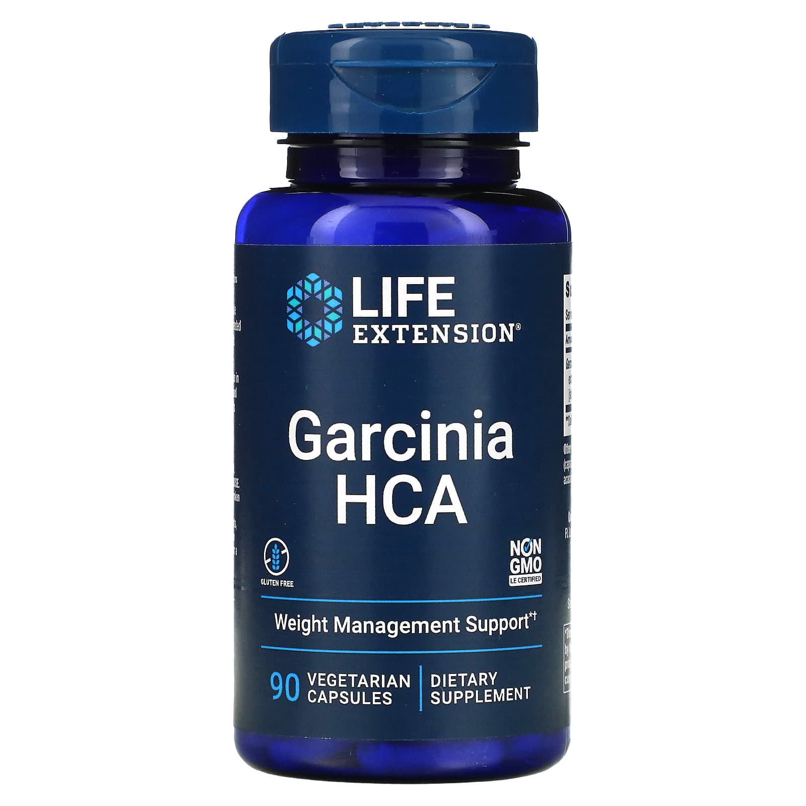 Life Extension, Garcinia HCA, 90 Capsules UPC 737870173809 | HiLife Vitamins