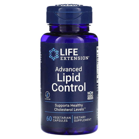 Life Extension, Advanced Lipid Control, 60 Capsules - 737870182863 | Hilife Vitamins