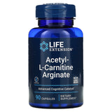 Life Extension, Acetyl-L-Carnitine Arginate, 90 Capsules - 737870197492 | Hilife Vitamins