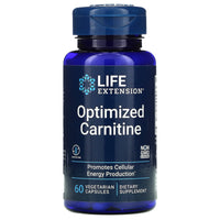 Life Extension, Optimized Carnitine, 60 Capsules - 737870201861 | Hilife Vitamins