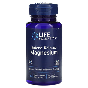 Life Extension, Extend-Release Magnesium, 60 Capsules - 737870210764 | Hilife Vitamins