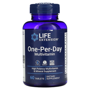 Life Extension, One-Per-Day Multivitamin, 60 Tablets - 737870231363 | Hilife Vitamins