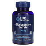 Life Extension, Glucosamine Sulfate, 750 mg, 60 capsules - 737870242062 | Hilife Vitamins