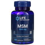 Life Extension, MSM, 1,000 mg, 100 Capsules - 737870451105 | Hilife Vitamins