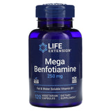 Life Extension, Mega Benfotiamine, 250 mg, 120 Capsules - 737870925125 | Hilife Vitamins