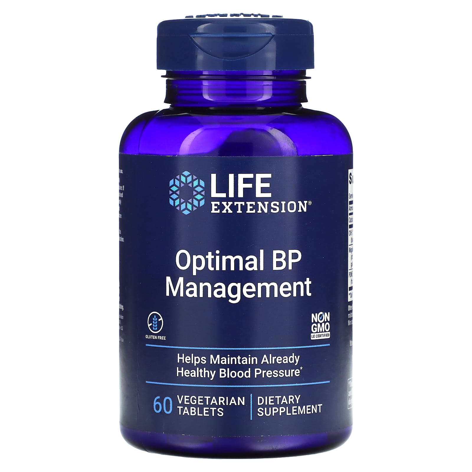 Life Extension, Optimal BP Management, 60 Tablets UPC 737870984061 | HiLife Vitamins