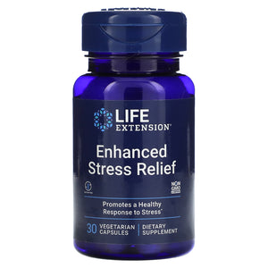 Life Extension, Enhanced Stress Relief, 30 Capsules - 737870987031 | Hilife Vitamins