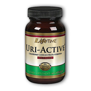 Lifetime, Uri-Active With D-Mannose & Cranberry, 60 Capsules - 053232281013 | Hilife Vitamins