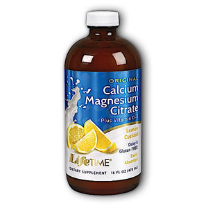 Lifetime, Cal Mag Citrate Lemon Custard, 16 Oz - 053232400063 | Hilife Vitamins