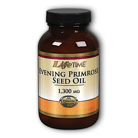 Lifetime, Evening Primrose Oil, 50 Softgels - 053232650512 | Hilife Vitamins