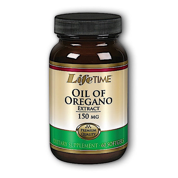 Lifetime, Oil Of Oregano Extract, 60 Softgels - 053232788529 | Hilife Vitamins