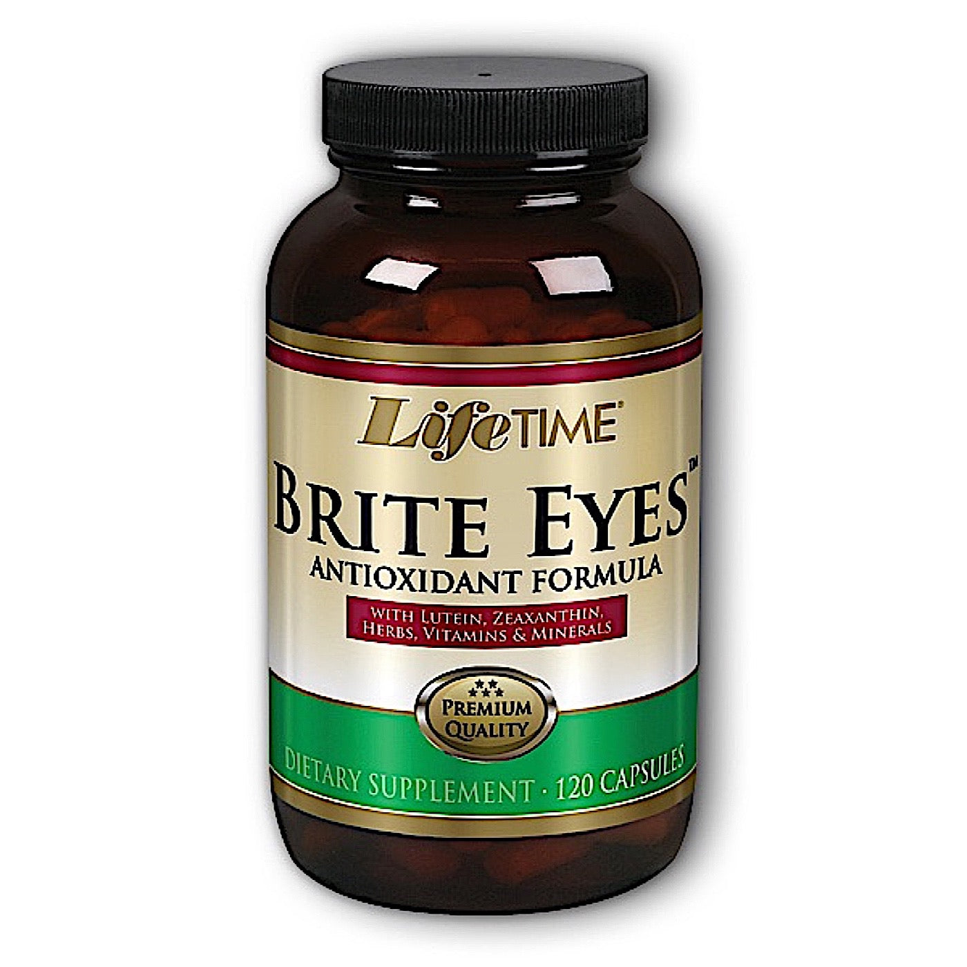 Lifetime, Brite Eyes, 120 Capsules - 053232800931 | Hilife Vitamins