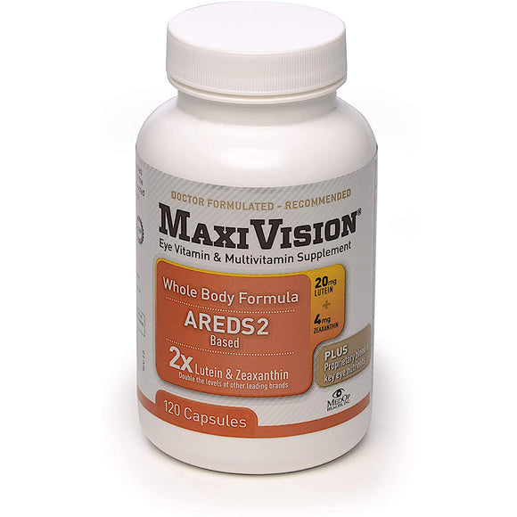 Medop Health, Maxivision Whole Body Formula, 120 Capsules - 850014590239 | Hilife Vitamins