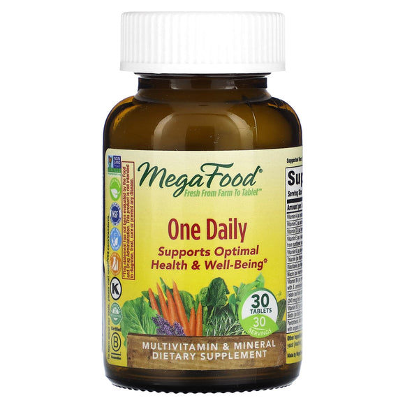 Megafood, One Daily, 30 Tablets - 051494101506 | Hilife Vitamins