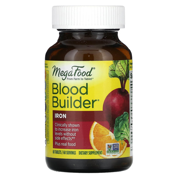 Megafood, Blood Builder, 60 Tablets - 051494101711 | Hilife Vitamins