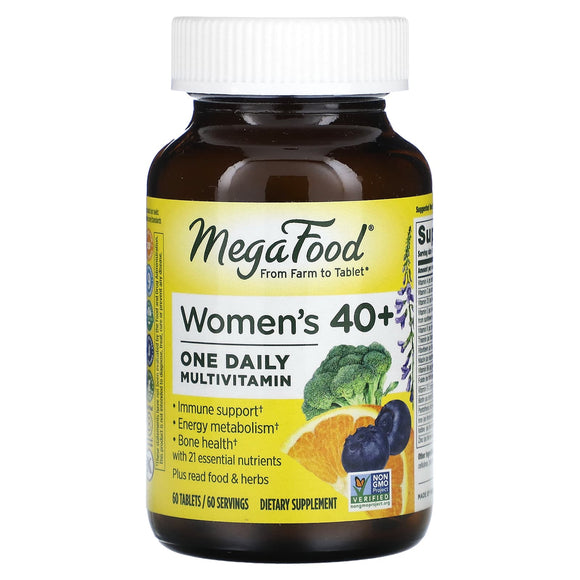 Megafood, Women Over 40 One Daily, 60 Tablets - 051494102664 | Hilife Vitamins