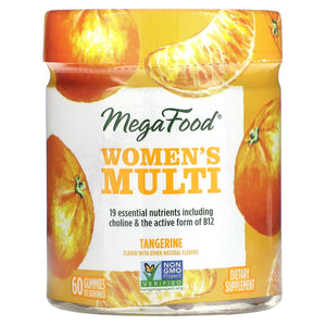 Megafood, Women’s Multi, Tangerine, 60 - 051494104347 | Hilife Vitamins