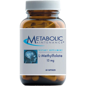 Metabolic Maintenance, L Methylfolate 15 mg, 60 Capsules - 838287005513 | Hilife Vitamins