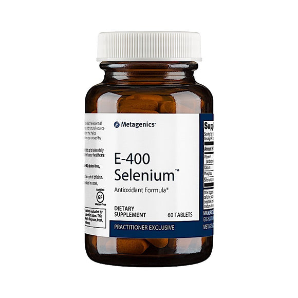 Metagenics, E-400 Selenium, 60 Tablets - [product_sku] | HiLife Vitamins
