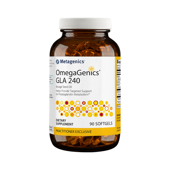 Metagenics, OmegaGenics GLA 240, 90 Softgels - 755571017352 | Hilife Vitamins