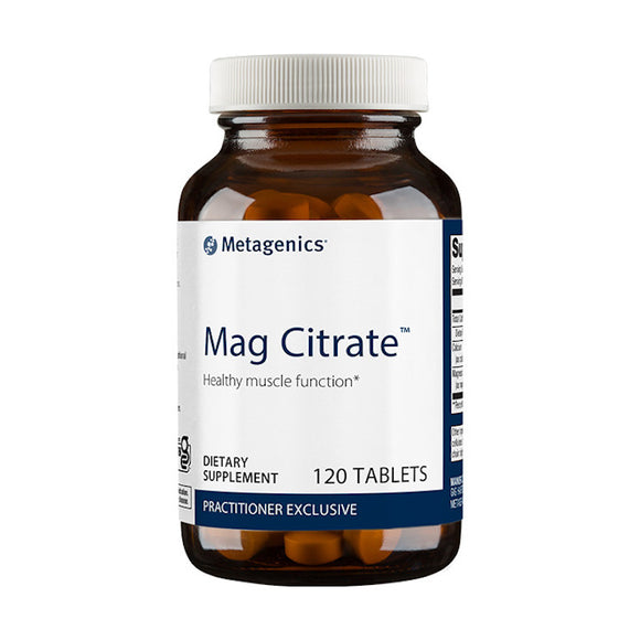 Metagenics, Mag Citrate, 120 Tablets - 755571023001 | Hilife Vitamins