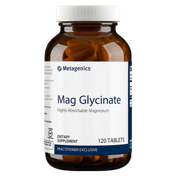 Metagenics, Mag Glycinate 100 mg, 120 Tablets - 755571023018 | Hilife Vitamins