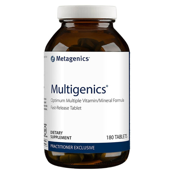 Metagenics, Multigenics With Iron, 180 Tablets - 755571023575 | Hilife Vitamins