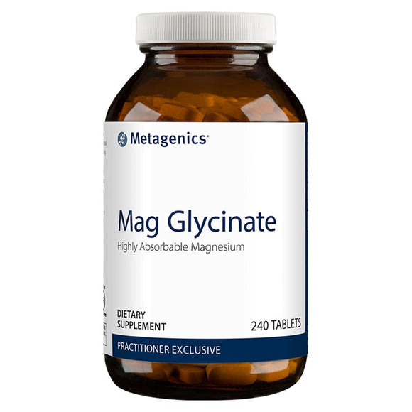 Metagenics, Mag Glycinate 200 mg, 240 Tablets - 755571910202 | Hilife Vitamins