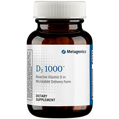 Metagenics, D3 1000, 120 Tablets - 755571914422 | Hilife Vitamins
