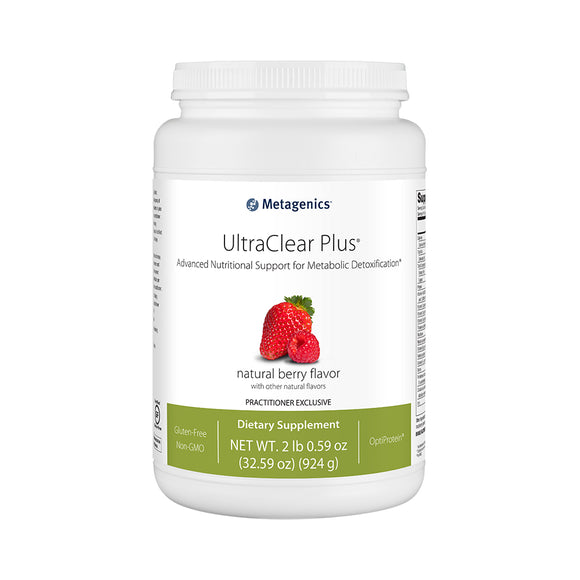 Metagenics, UltraClear PLUS Natural Berry, 33.3 Oz Powder - 755571916259 | Hilife Vitamins