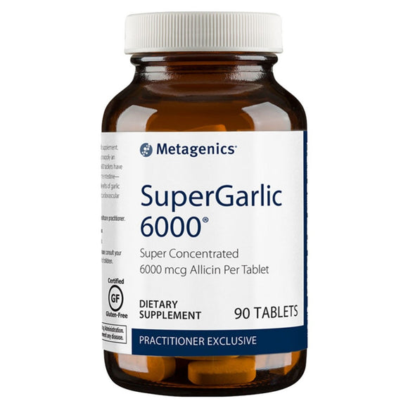 Metagenics, Supergarlic 6000 Garlic, 90 Tablets - [product_sku] | HiLife Vitamins