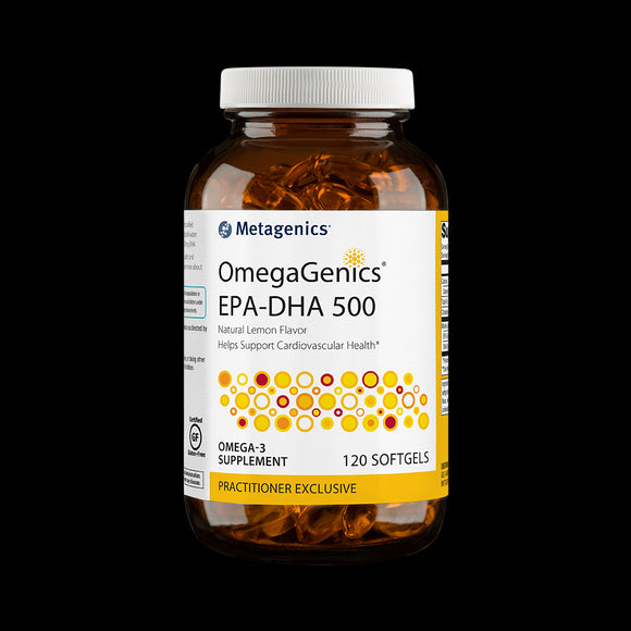 Metagenics, Omegagenics™ Epa-Dha 500 Lemon, 240 Gels - 755571934833 | Hilife Vitamins