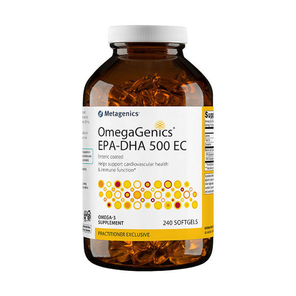 Metagenics, OmegaGenics™ EPA-DHA 500, 240 Enteric Gels - 755571934840 | Hilife Vitamins