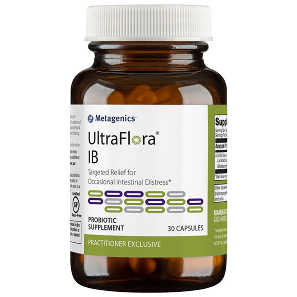 Metagenics, UltraFlora IB, 30 Capsules - 755571947123 | Hilife Vitamins