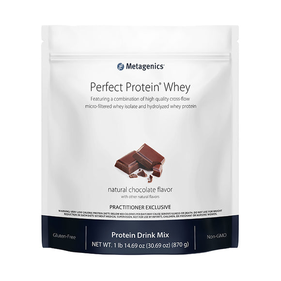 Metagenics, Perfect Protein® Whey, Chocolate Powder, 30 Servings, 14.69 Oz - 755571948748 | Hilife Vitamins
