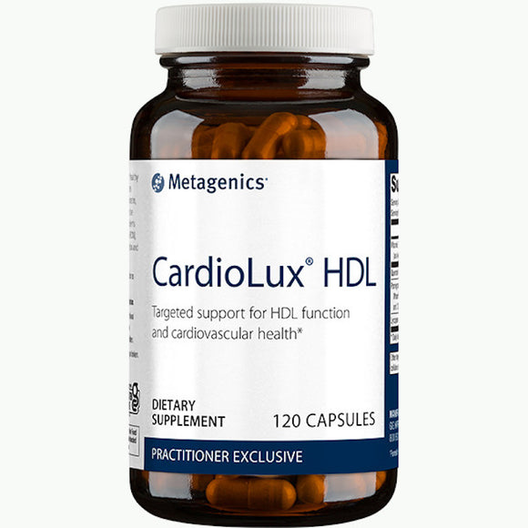 Metagenics, CardioLux HDL, 120 Capsules - 755571955036 | Hilife Vitamins