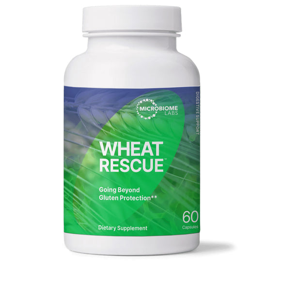 Microbiome Labs, Wheat Rescue, 60 Capsules - 752830476295 | Hilife Vitamins