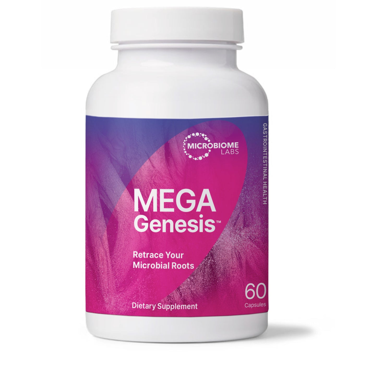Microbiome Labs, MegaGenesis, 60 Capsules UPC 787790295853 | HiLife Vitamins