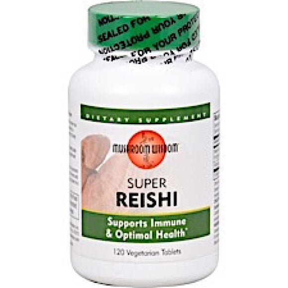 Mushroom Wisdom, Super Reishi, 120 Tablets - 791014109000 | Hilife Vitamins