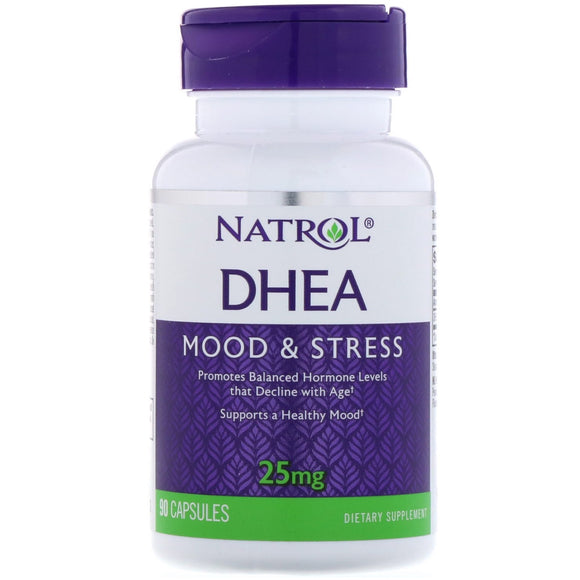 Natrol, Dhea 25 Mg, 90 Capsules - 047469005900 | Hilife Vitamins
