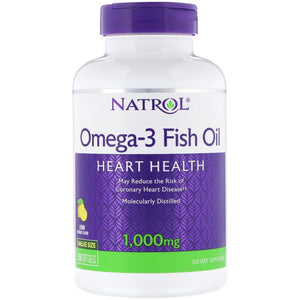 Natrol, Omega-3 1000 mg, 150 Softgels - 047469040406 | Hilife Vitamins