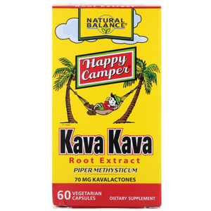 Natural Balance, Kava Kava Root Extract, 60 Vegetarian Capsules - 047868137554 | Hilife Vitamins