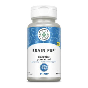Natural Balance, Brain Pep, 60 VegCaps - [product_sku] | HiLife Vitamins