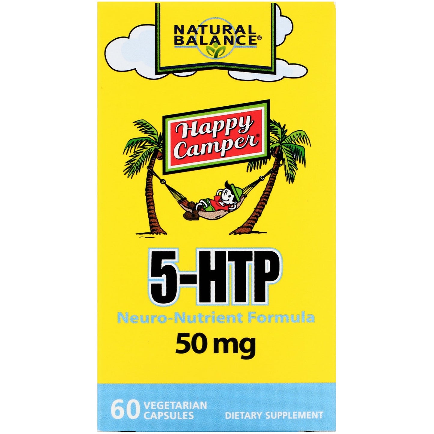 Natural Balance, 5-HTP, 60 Vegetarian Capsules - 047868420601 | Hilife Vitamins