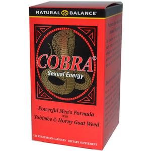 Natural Balance, COBRA, 120 Vegetarian Capsules - 047868429550 | Hilife Vitamins