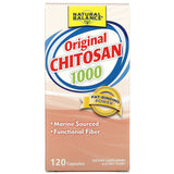 Natural Balance, Original Chitosan, 250 mg, 120 Capsules - 047868212602 | Hilife Vitamins