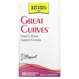 Natural Balance, Great Curves, 60 Vegetarian Capsules - 047868844063 | Hilife Vitamins