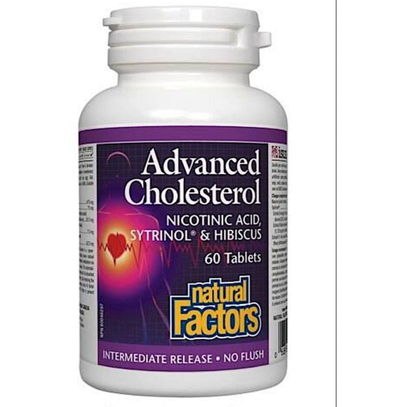 Natural Factors, Advanced Cholesterol Formula, 60 Tablets - 068958035413 | Hilife Vitamins
