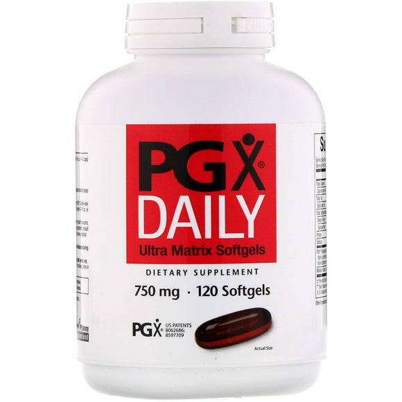 Natural Factors, PGX Daily, Ultra Matrix Softgels, 120 Softgels - 068958355610 | Hilife Vitamins